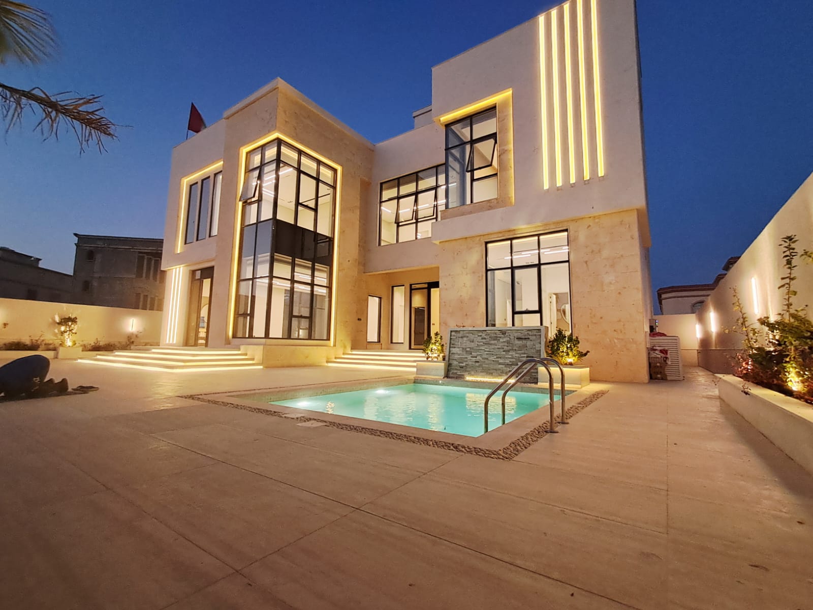 🏡 **Don't Miss This Opportunity – Your Dream Villa Awaits in Al Yasmeen!**  ✨ Elegant stone façade 📐 Spacious layout for maximum comfort and privacy 🏠 Modern design with premium finishes 📍 Prime location close to all essential services  **Luxury starts here. Book your viewing today before it's gone!** 2
