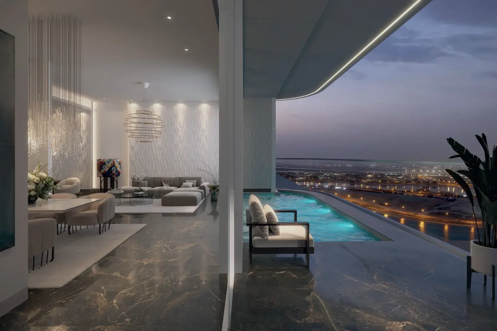 Luxury apartments with water views 3