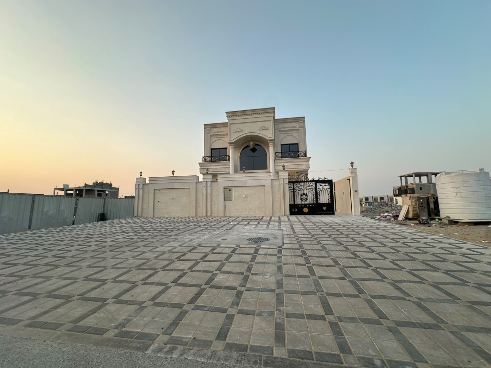 Classic-style villa for sale in Al Helio; registration fees included.