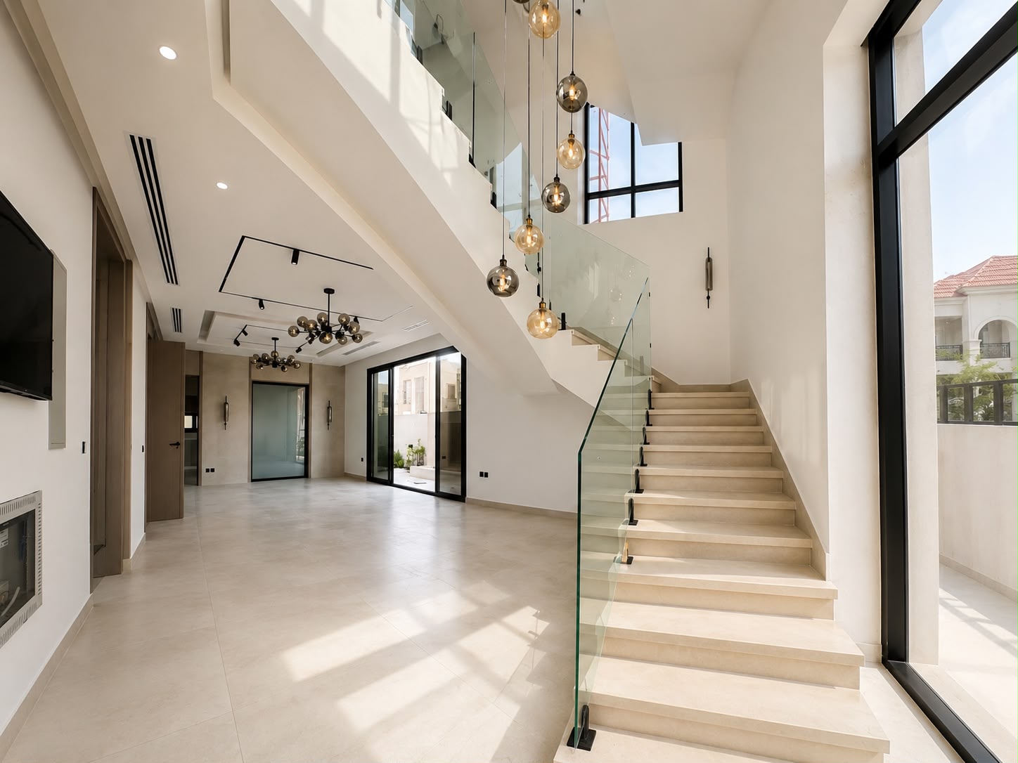 Luxury villa for sale, corner lot, high-end finishing, fully centralized air conditioning 15