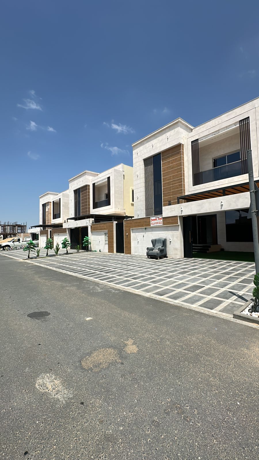 Modern villa for sale in Al Bahia area, Ajman, including air conditioning. 15