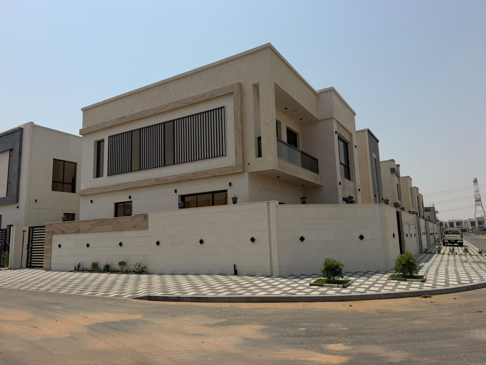 Modern villa for sale in Al Yasmin, registration fees included