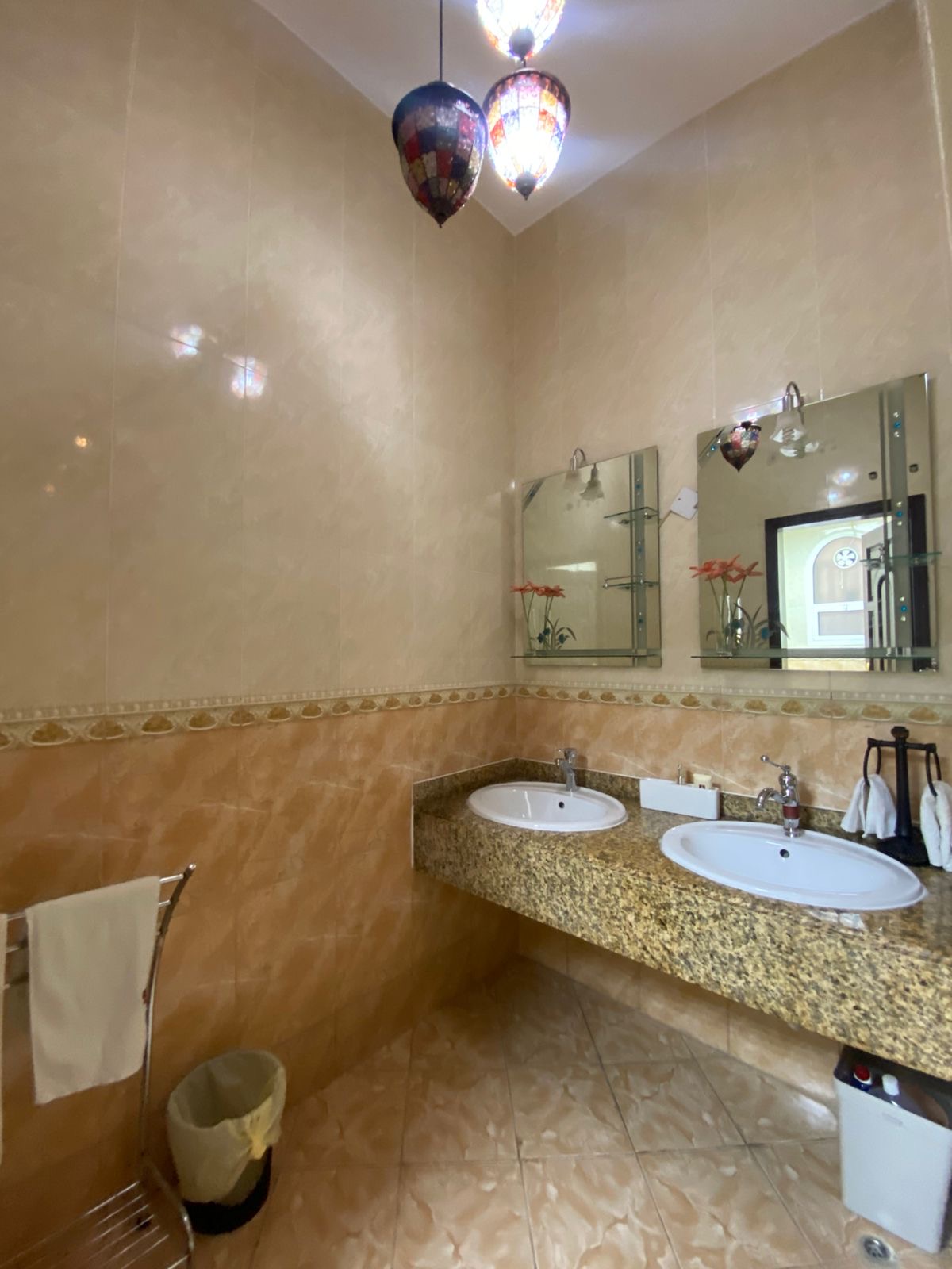 Furnished villa for sale in Al Rawdah; price includes water, electricity, and air conditioning. 6