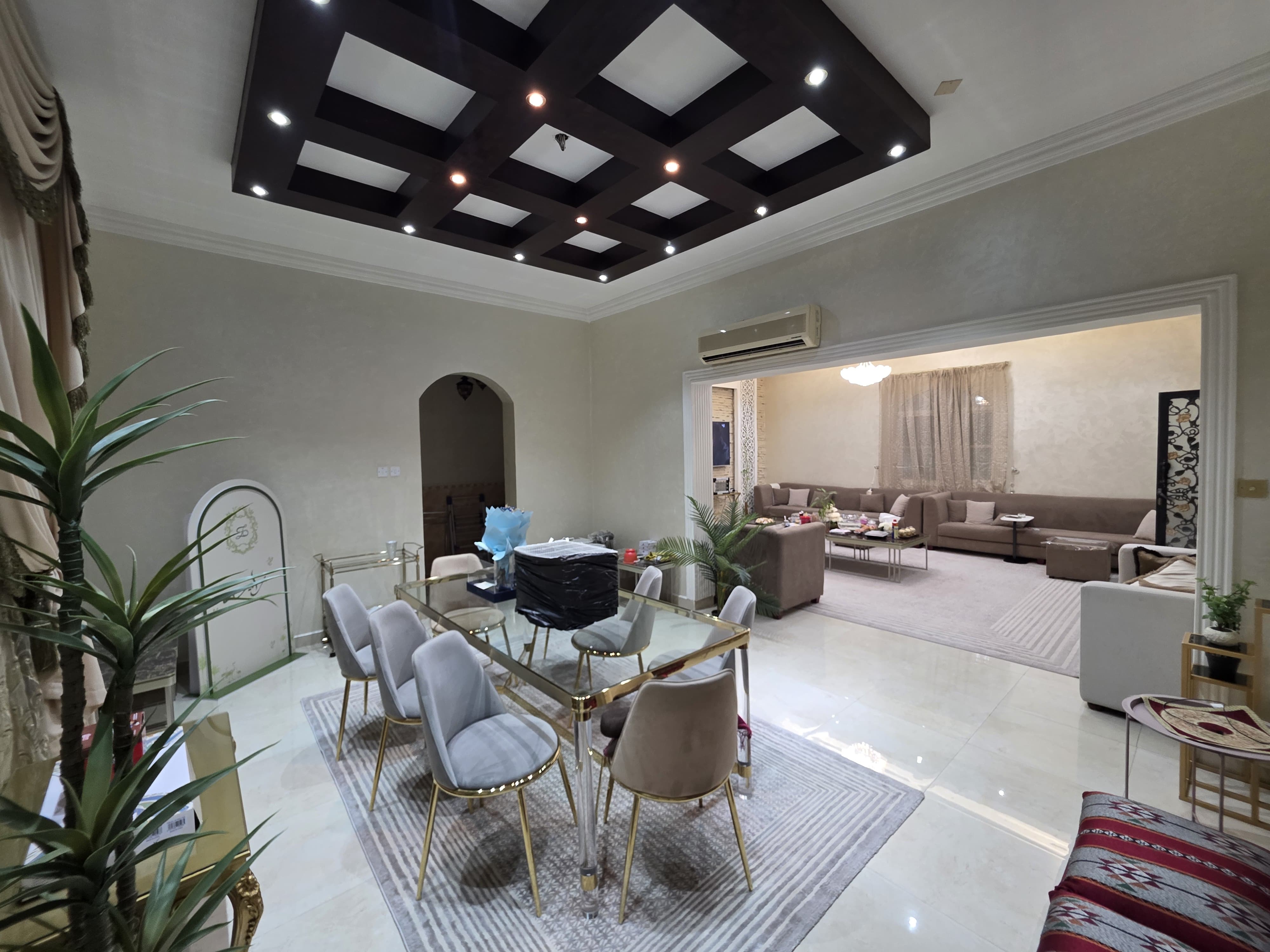 Furnished villa for sale in Al Rawdah; price includes water, electricity, and air conditioning. 13