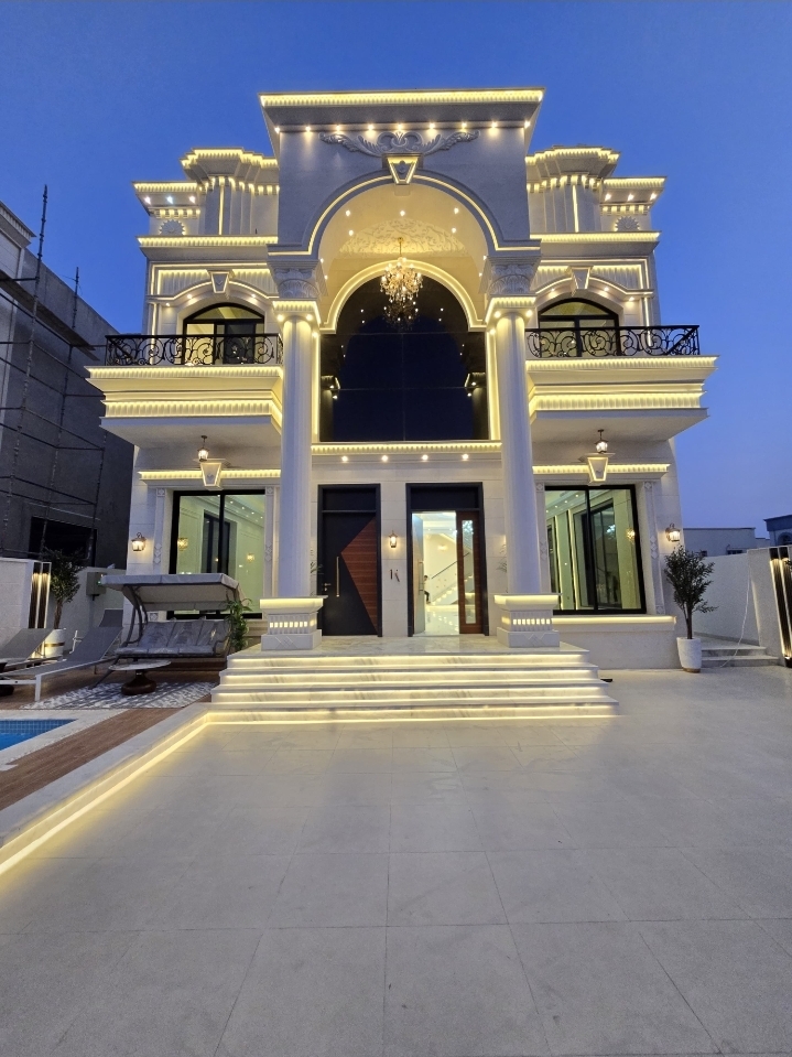 Villa for sale, custom finishing, Al Muwaihat 2 area, near Sheikh Ammar Street