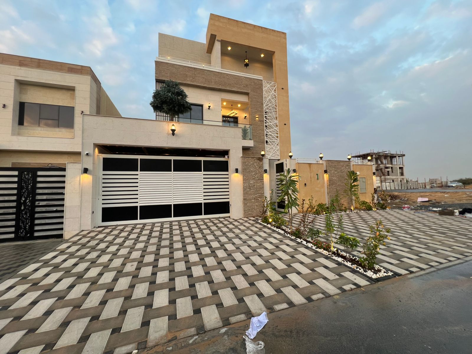 VIP Luxury Villa for Sale in Al Helio 2, Ajman | Private Pool, Waterfall & Rooftop Garden